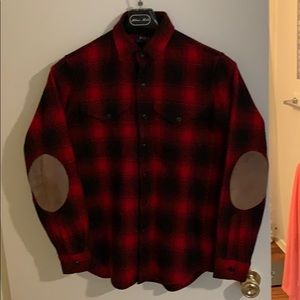 POLO RALPH LAUREN MEN WOOL PLAID FLANNEL SHIRT